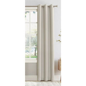Sun Zero Blackout Kenneth Energy Saving Grommet Curtain Panel 40x95" Cream*#